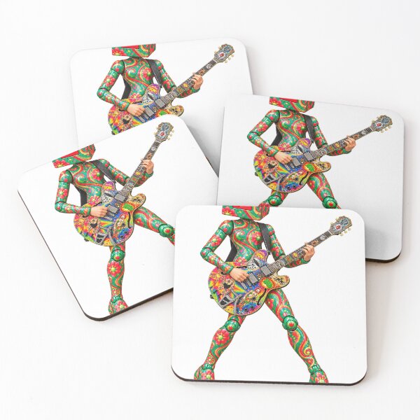Item preview, Psychedelic Cube Head Guitarist Toy designed and sold by Slyfish.