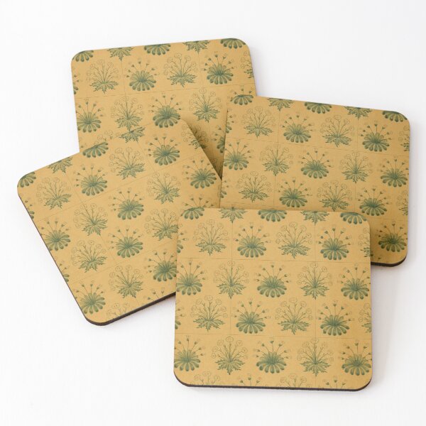 Item preview, William Morris Daisy Tile Honey Green Pattern designed and sold by AuraMuse Studio.