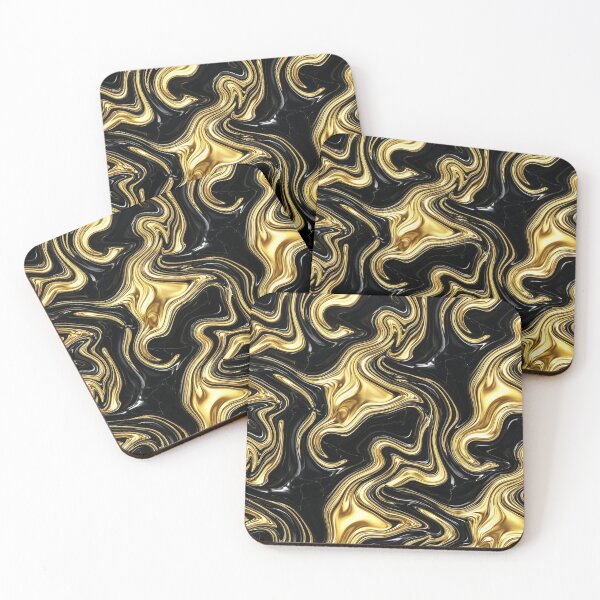 Item preview, Black Marble & Gold designed and sold by FunFitsFactory.