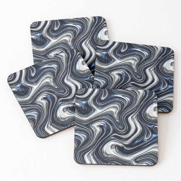 Item preview, Navy Blue & Silver designed and sold by FunFitsFactory.