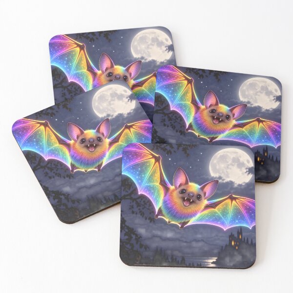 Item preview, Rainbow Glow Bat designed and sold by NCNGDESIGN.