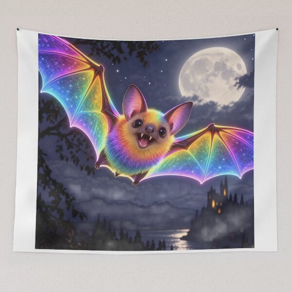 Item preview, Rainbow Glow Bat designed and sold by NRSROTE.