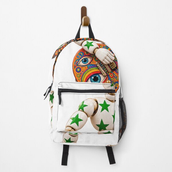 Item preview, Green Star Toy With Psychedelic Guitar designed and sold by Slyfish.