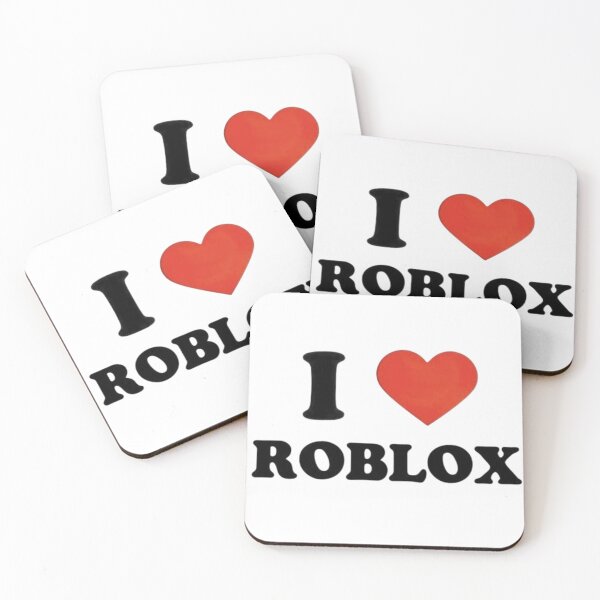 Item preview, I Love Roblox Gaming Typography Design designed and sold by yuennbunn.