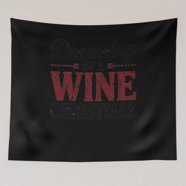 Item preview, Dreaming Of A Wine Christmas Funny Holiday Party Drinker designed and sold by PensaPo2.