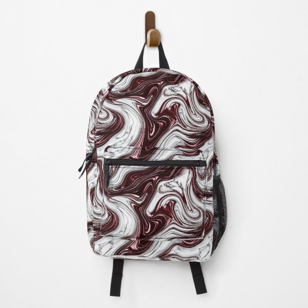 Item preview, White Marble & Maroon designed and sold by FunFitsFactory.