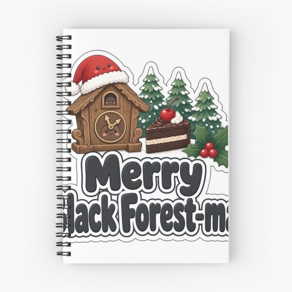 Item preview, Black Forest Christmas Merry Black Forest-mas Gift designed and sold by Soft Merch.