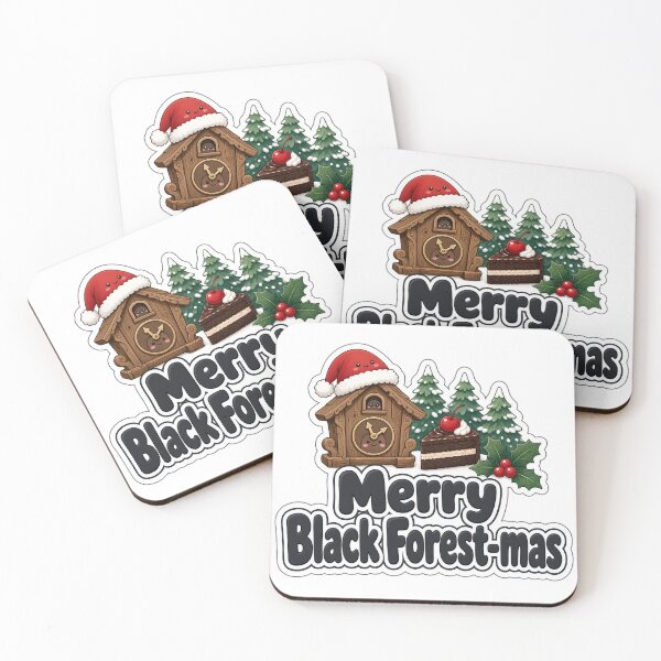 Item preview, Black Forest Christmas Merry Black Forest-mas Gift designed and sold by Soft Merch.