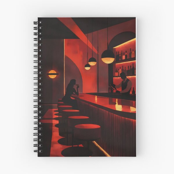 Item preview, Red Bar Scene designed and sold by abebaadonay.