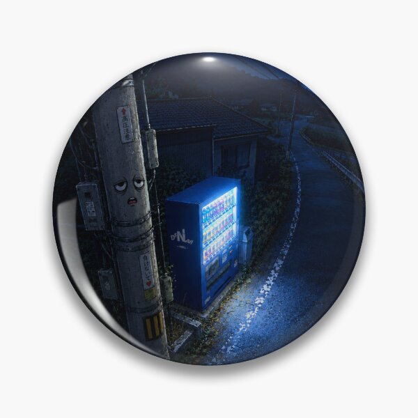Item preview, DENOJI – Midnight Vending Machine on a Quiet Japanese Road designed and sold by DENOJI-STORE.