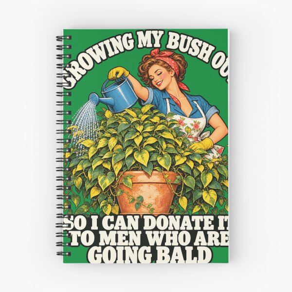Item preview, Growing My Bush Out - Retro Gardening designed and sold by Panita-Comics.
