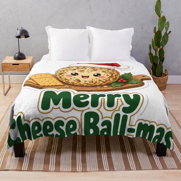 Item preview, Cheese Ball Christmas Merry Cheese Ball-mas Gift designed and sold by Soft Merch.