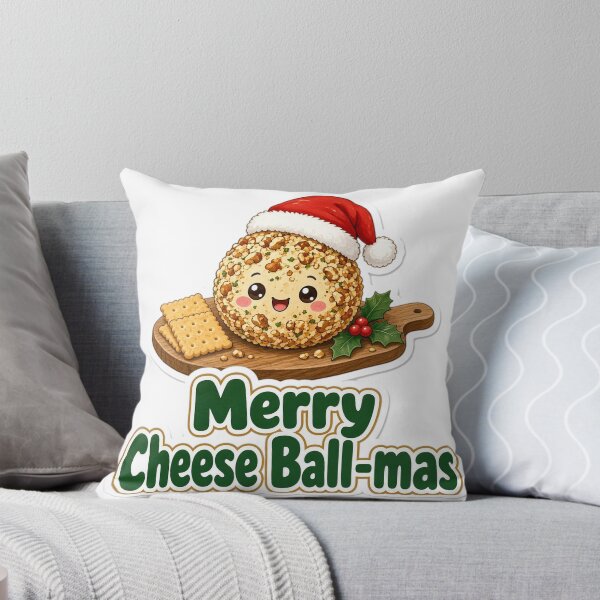 Item preview, Cheese Ball Christmas Merry Cheese Ball-mas Gift designed and sold by Soft Merch.