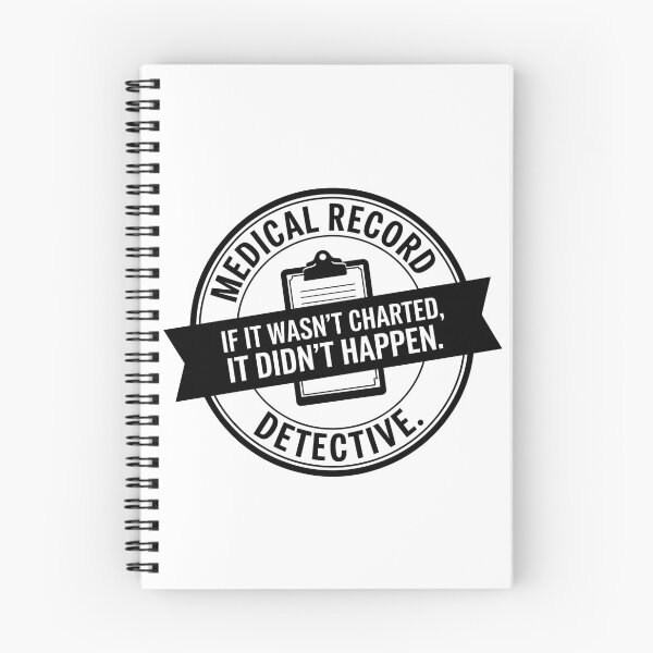 Item preview, Medical Record Detective – If It Wasn't Charted, It Didn't Happen | Legal Nurse Gift designed and sold by CuteDesignables.