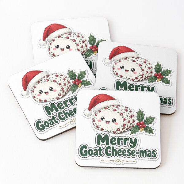 Item preview, Goat Cheese Christmas Merry Goat Cheese-mas Gift designed and sold by Soft Merch.