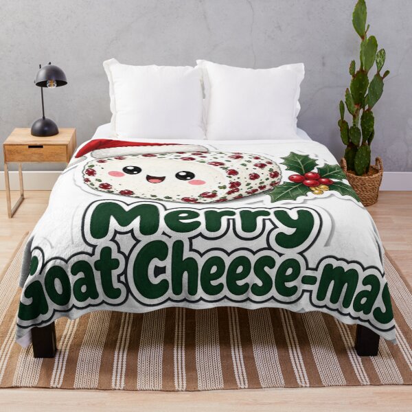 Item preview, Goat Cheese Christmas Merry Goat Cheese-mas Gift designed and sold by Soft Merch.