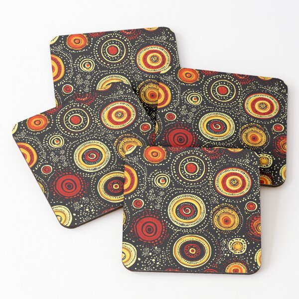 Item preview, Aboriginal-Inspired Designs in Red, Yellow And Black designed and sold by DEC02.