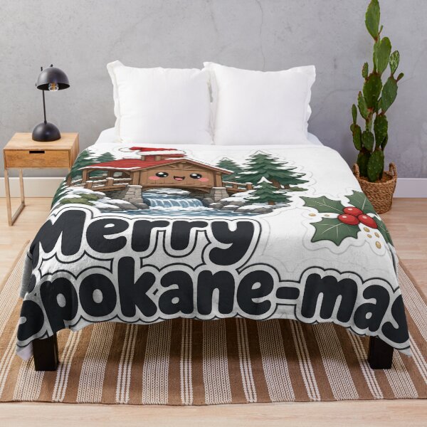 Item preview, Spokane Christmas Merry Spokane-mas Gift designed and sold by Soft Merch.
