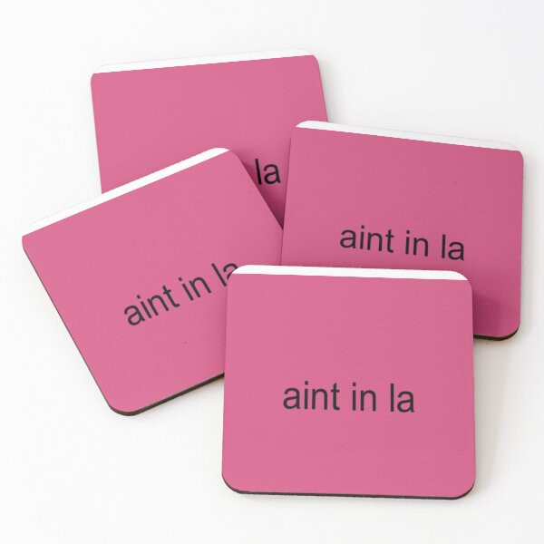 Item preview, Aint In LA Adéla Song Lyric Typography Design designed and sold by yuennbunn.