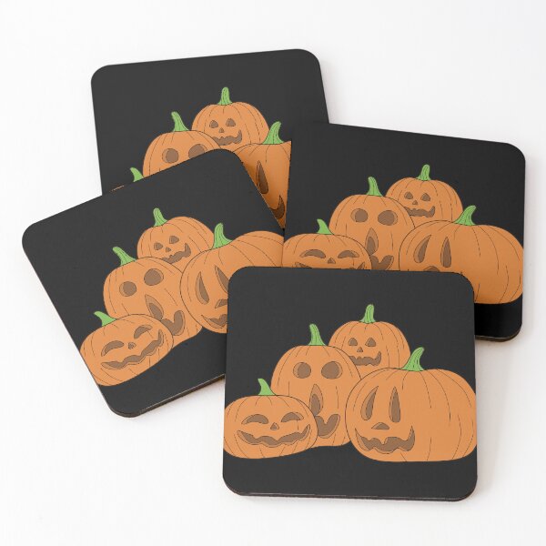 Item preview, Jack O Lantern Pumpkin Patch Halloween Cartoon Illustration designed and sold by Hedon77.