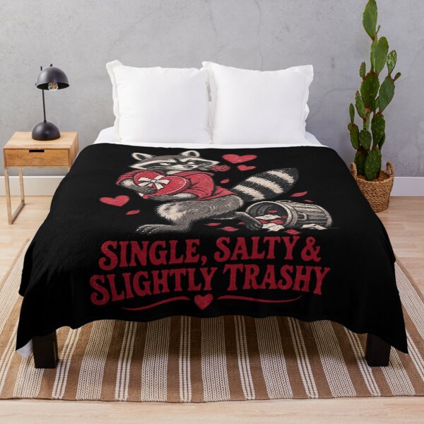 Item preview, Single Salty And Slightly Trashy Raccoon designed and sold by HeleneKarlsen.
