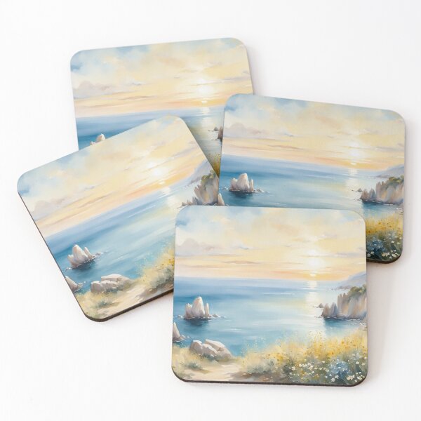 Item preview, A Village Above the Sea designed and sold by Undersea Ai Art.