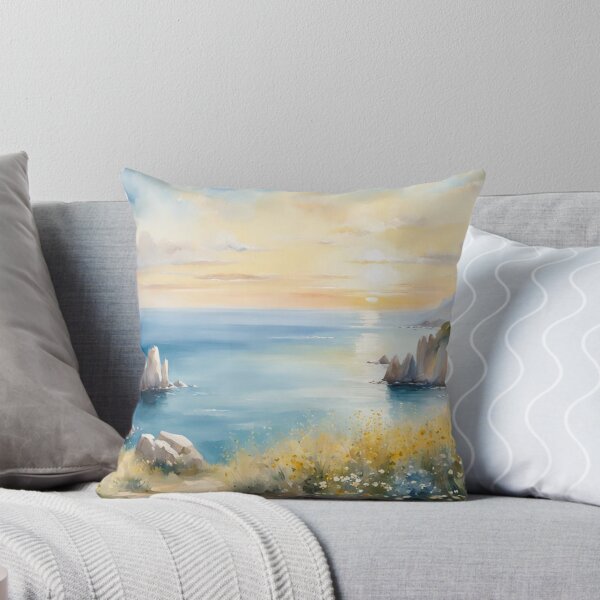 Item preview, A Village Above the Sea designed and sold by Undersea Ai Art.