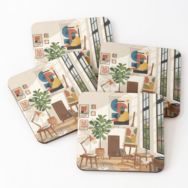 Item preview, Mid Century Modern Hi-Fi Atelier - Retro Aesthetic Bauhaus Print designed and sold by MissoStudio.
