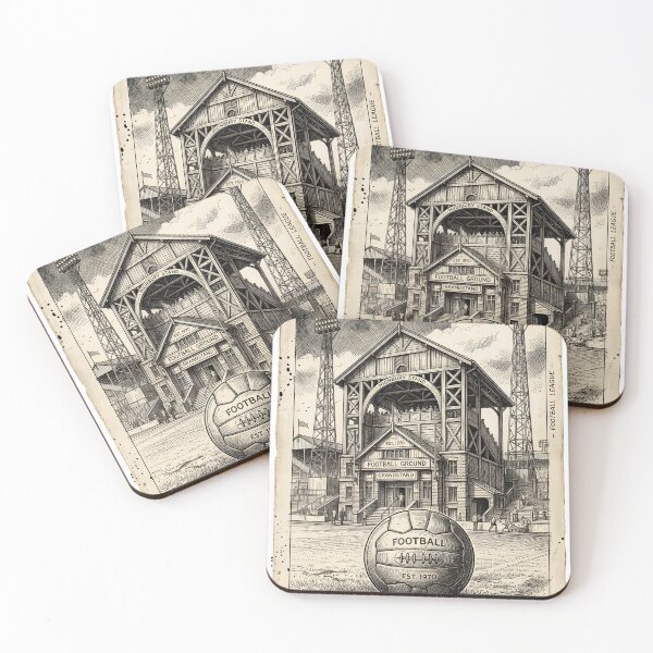 Item preview, Vintage Pen and Ink Football Stadium Sketch - Classic Heritage Notebook designed and sold by MissoStudio.