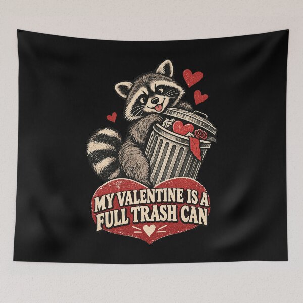 Item preview, My Valentine Is A Full Trash Can designed and sold by HeleneKarlsen.