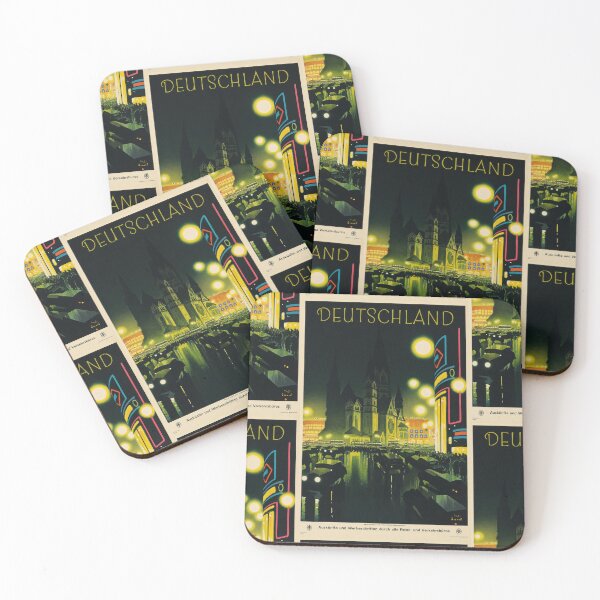 Item preview, Deutschland Berlin Night Cityscape 1927 designed and sold by artofuniverse.
