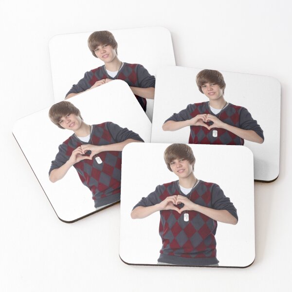 Item preview, Young Justin Bieber Heart Hand Sign Nostalgia designed and sold by yuennbunn.