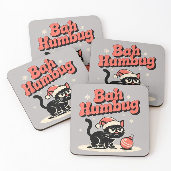 Item preview, Bah Humbug Funny Bad Cat Christmas Hater Cat Lover Xmas_2 designed and sold by mjohnson9.