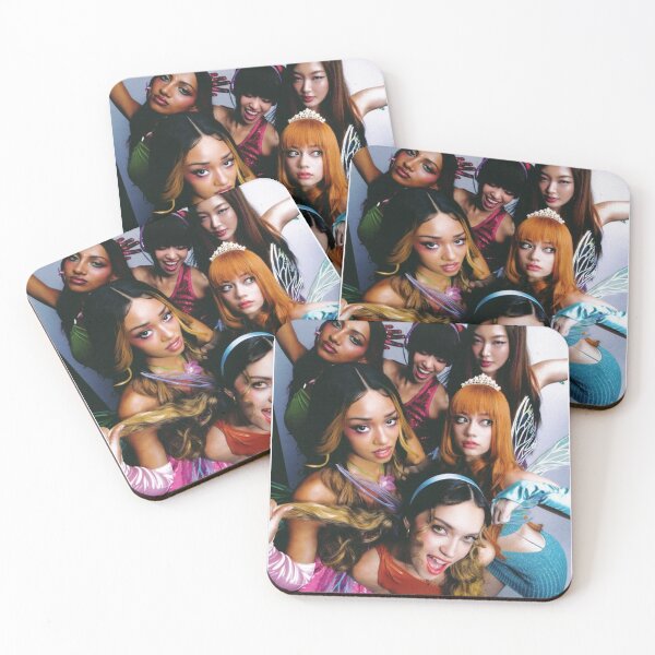 Item preview, KATSEYE Girl Group Y2K Aesthetic Portrait designed and sold by yuennbunn.
