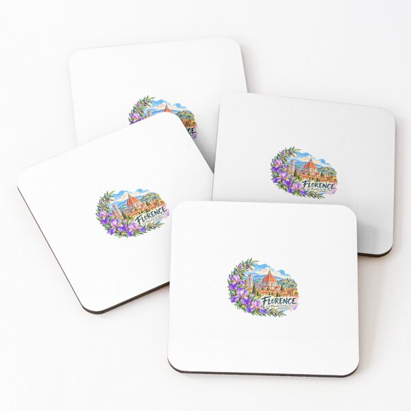 Item preview, Florence Cathedral Dome Floral Watercolor designed and sold by skyartdesign.