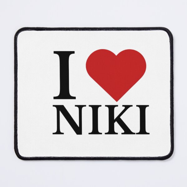 Item preview, I Love NIKI Music Fan Typography Design designed and sold by yuennbunn.