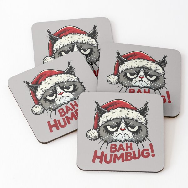 Item preview, Bah Humbug Funny Bad Cat Christmas Hater Cat Lover Xmas_4 designed and sold by mjohnson9.