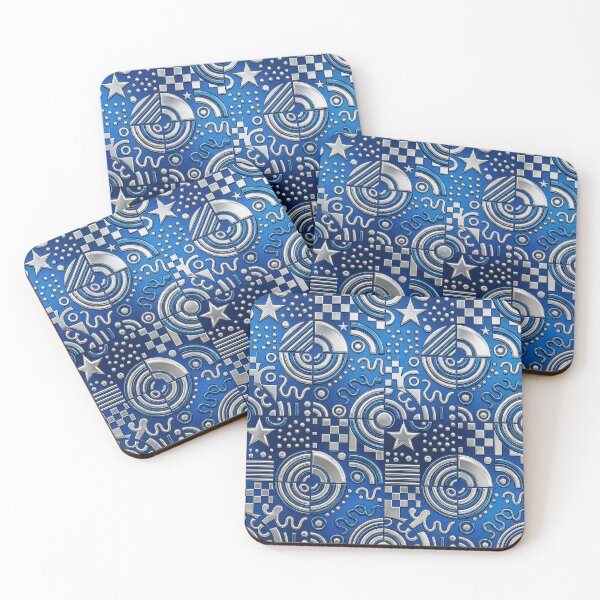 Item preview, Metallic Blue & Silver designed and sold by FunFitsFactory.
