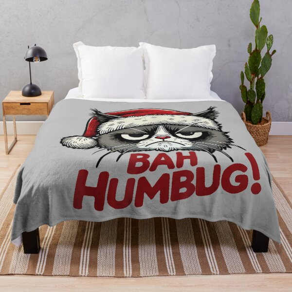Item preview, Bah Humbug Funny Bad Cat Christmas Hater Cat Lover Xmas_4 designed and sold by mjohnson9.