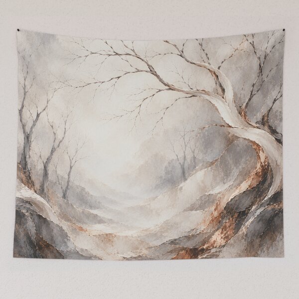 Item preview, Misty Forest Bare Branches designed and sold by WeaveSphere.