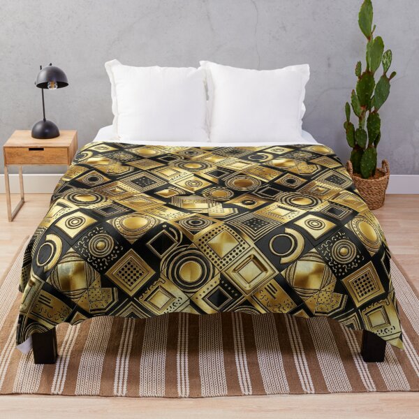 Item preview, Metallic Gold & Black designed and sold by FunFitsFactory.