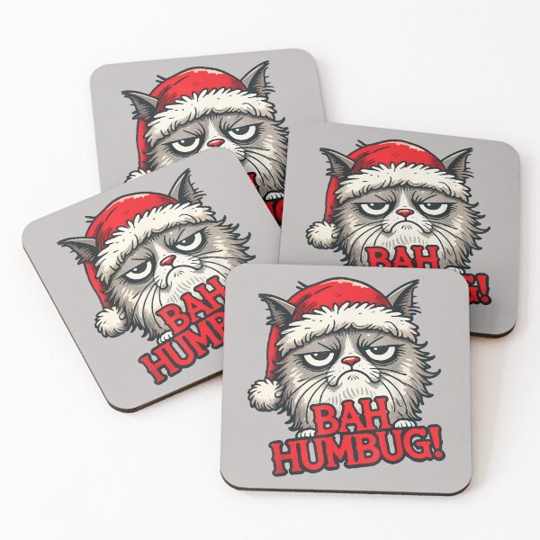 Item preview, Bah Humbug Funny Bad Cat Christmas Hater Cat Lover Xmas_6 designed and sold by mjohnson9.