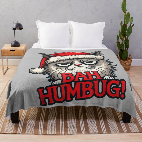 Item preview, Bah Humbug Funny Bad Cat Christmas Hater Cat Lover Xmas_6 designed and sold by mjohnson9.