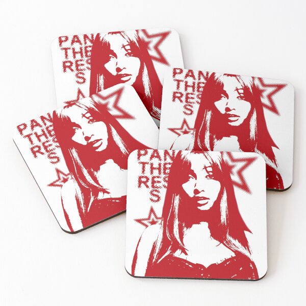 Item preview, PinkPantheress Red Graphic Star Portrait Poster designed and sold by yuennbunn.