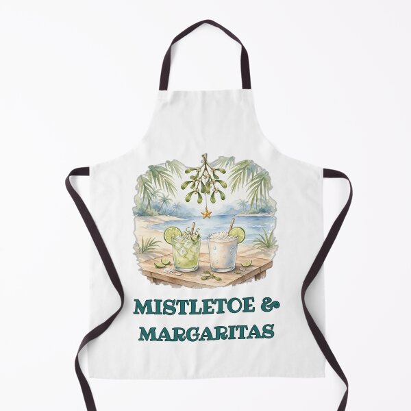 Item preview, Mistletoe and Margaritas - Tropical Beach Drinks Under Mistletoe Christmas designed and sold by Foriart.