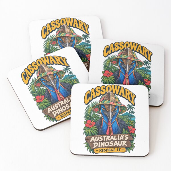 Item preview, Cassowary Australias Dinosaur Respect Tropical Bucket Hat designed and sold by Yellowriversss.