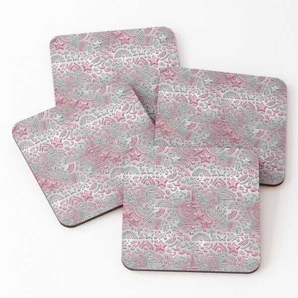 Item preview, Metallic Pink & Silver designed and sold by FunFitsFactory.