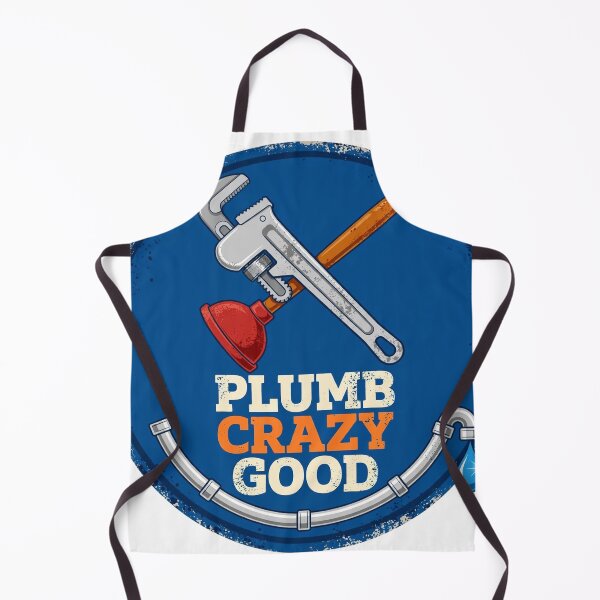 Item preview, Plumb Crazy Good Funny Plumber Vintage Badge designed and sold by mahi1design.