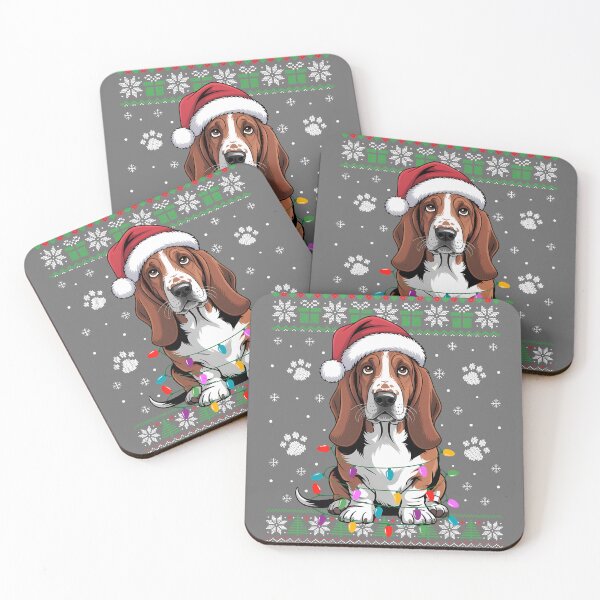 Item preview, Basset Hound Ugly Christmas Sweater designed and sold by KristineLi.