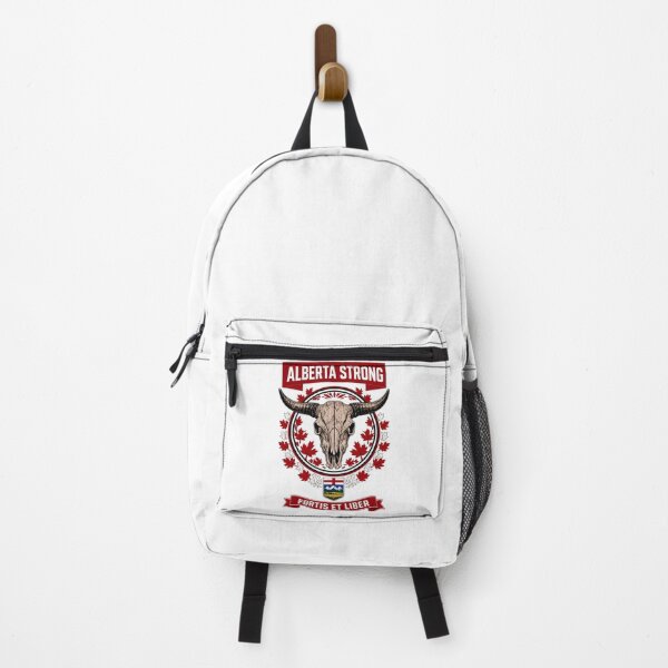 Item preview, Alberta Strong – Fortis et Liber Buffalo Skull designed and sold by SteinsDesigns.